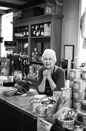 Virginia Wade at the Old Peanut Shop, Smithfield, VA
