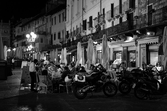 Dinning on Piazza Bra