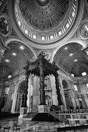 St. Peter's baldachin and dome.